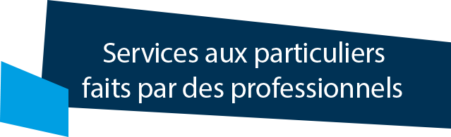 Services aux particuliers fait par des professionnels